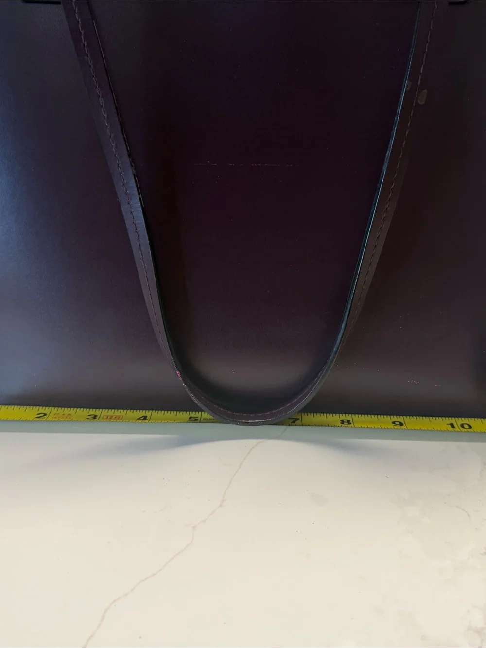 kate spade Deep Plum Leather Tote Bag